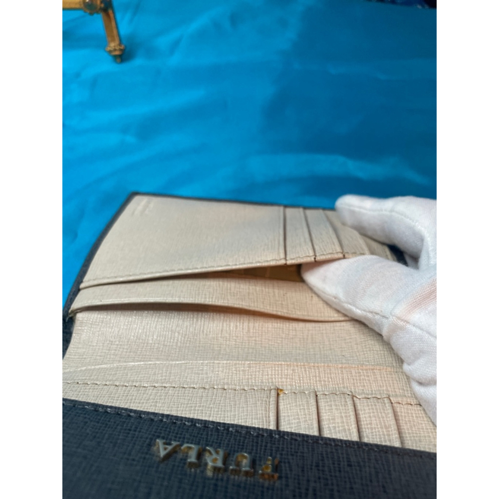 Furla Gray Leather Wallet In The Box with Dusty Excellent Condition - Picture 15 of 16